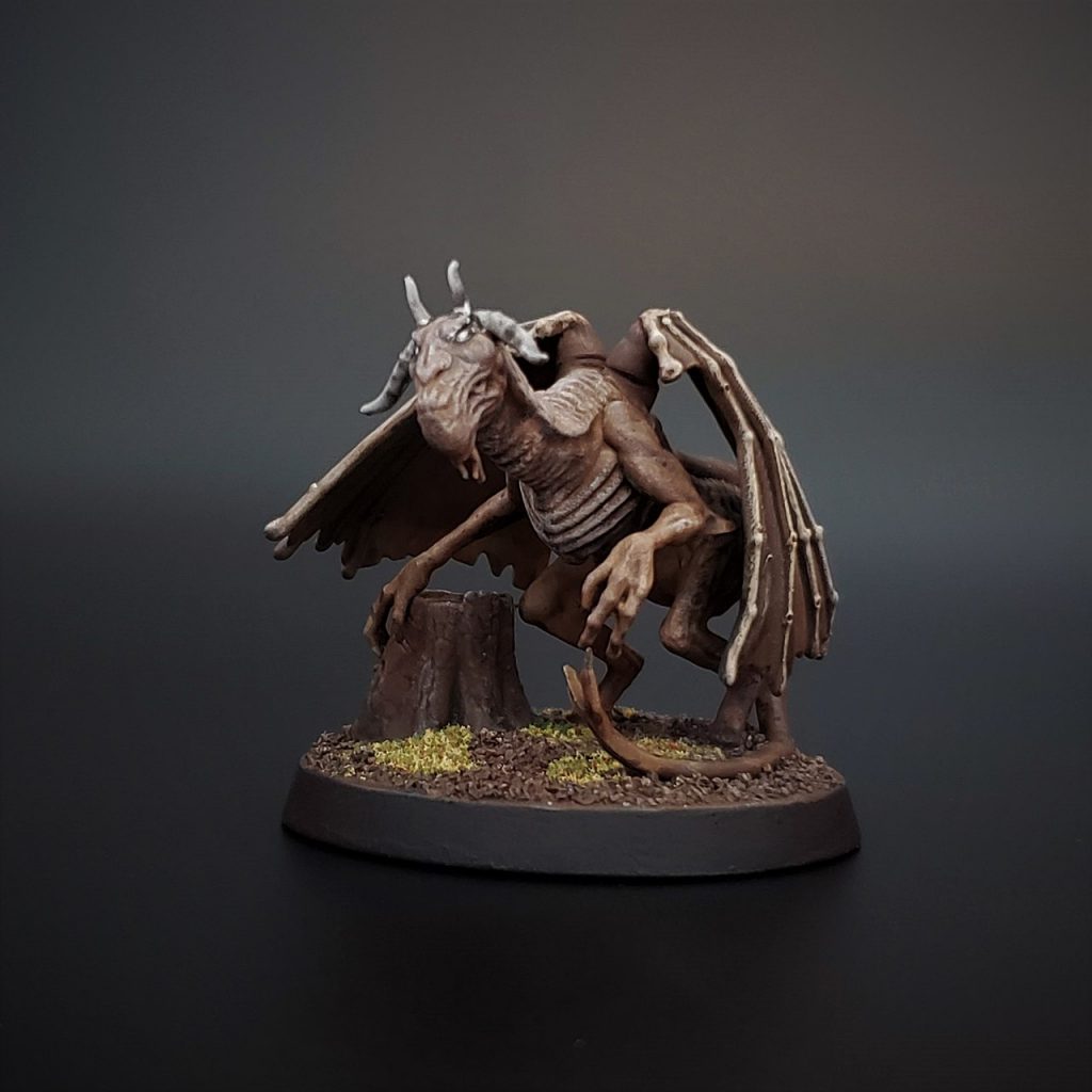 miniature sculpture of the jersey devil