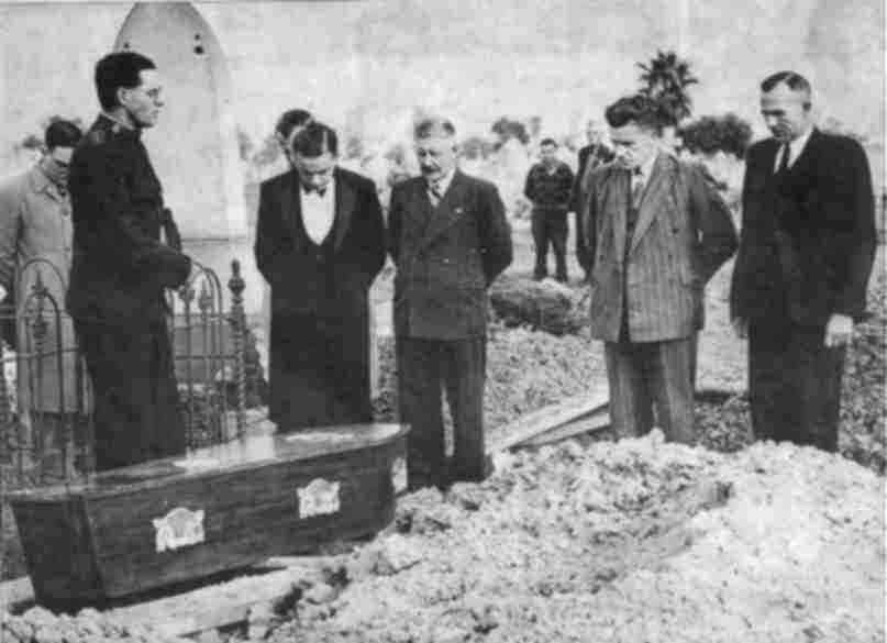 The burial of the Somerton Man