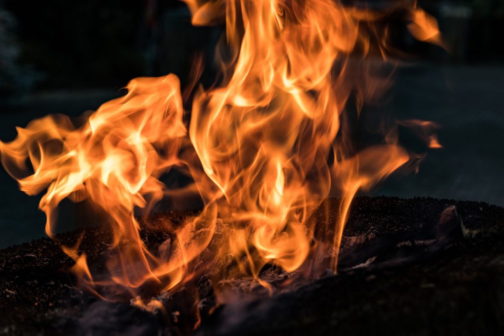 a photo showcasing combustion