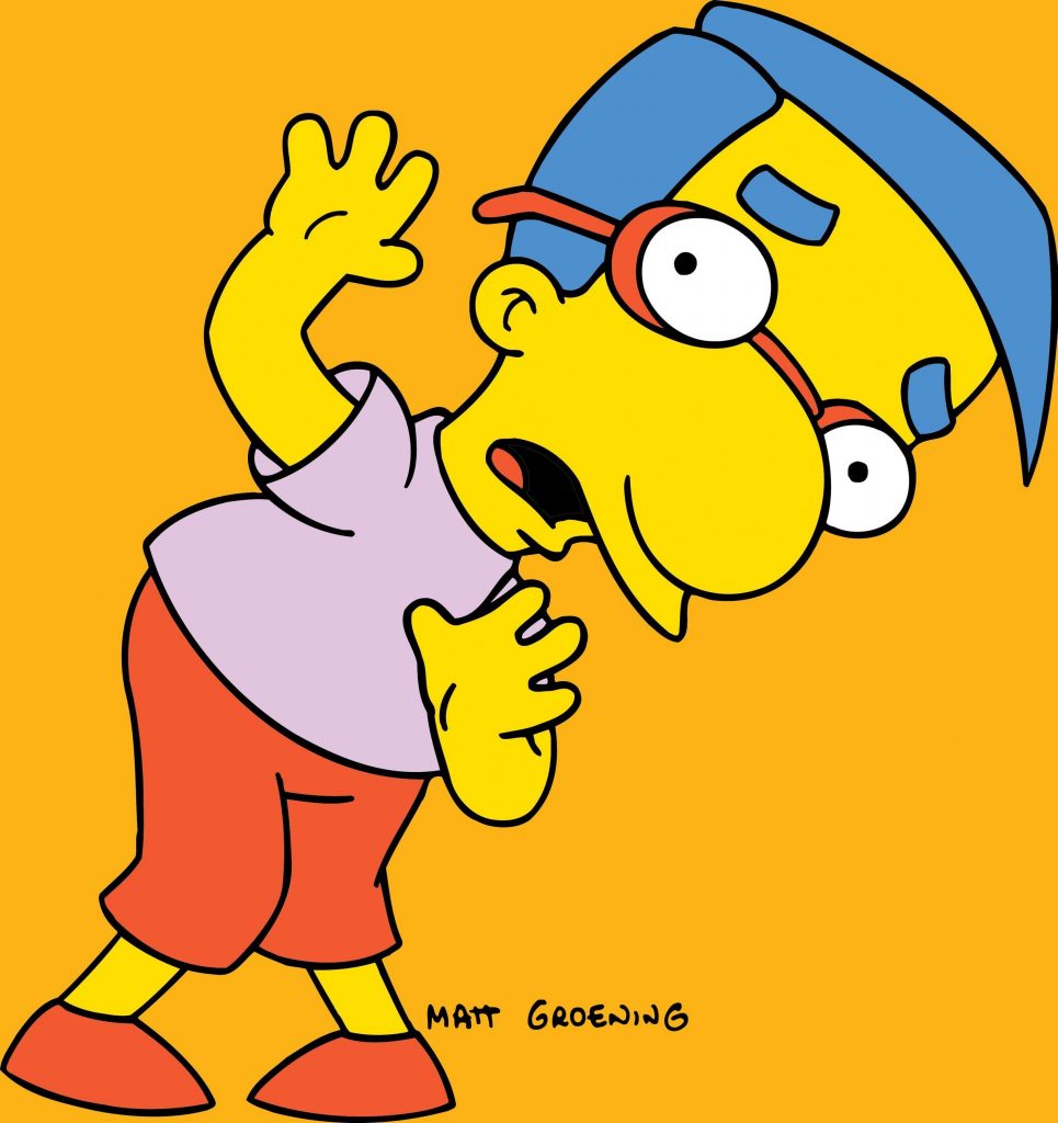a publicity still of milhouse van houten
