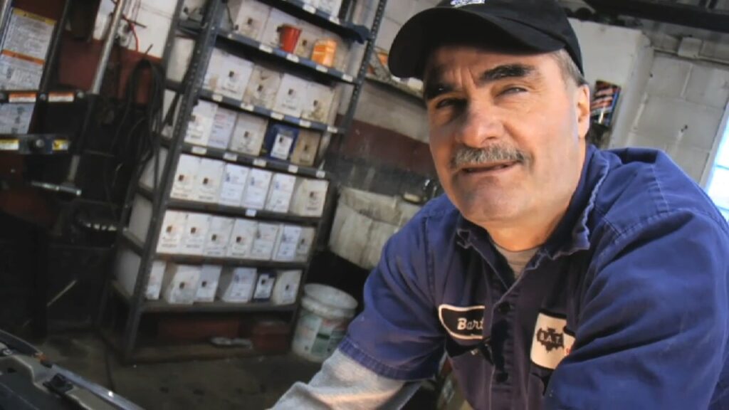 Our blind mechanic and everyday hero working on his customers car. He has an inspirational story.