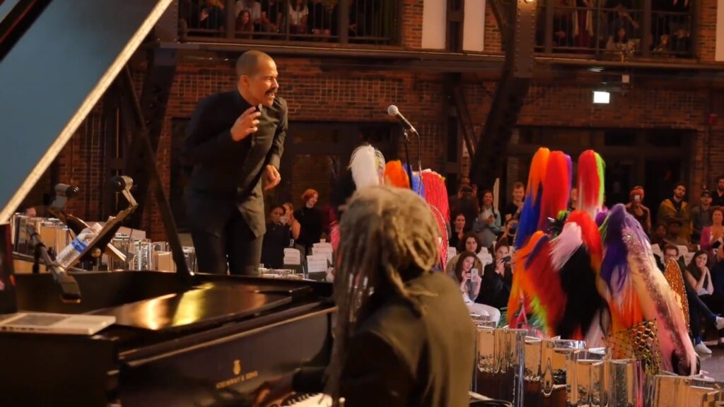 Kahil on stage proving he is a music inspiration.