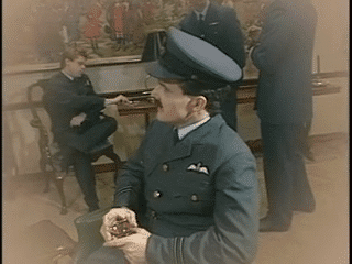 John in uniform, before he became a prisoner of war.