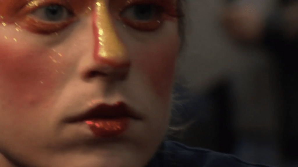 Makeup is a big part of the show for these everyday heroes. It helps tell the circus story.