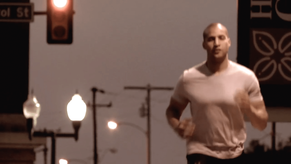 Dr. Quinn following his own good advice by running daily.