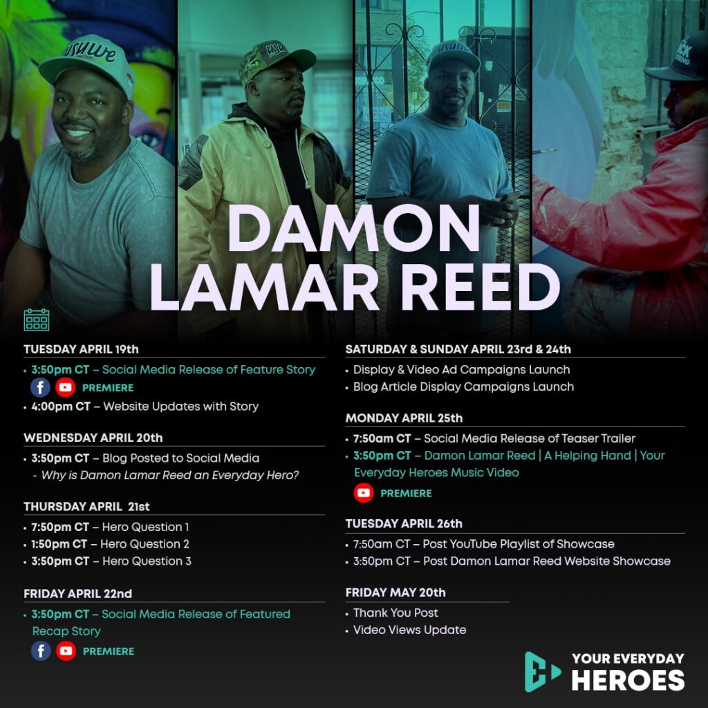 Damon's YEDH Schedule