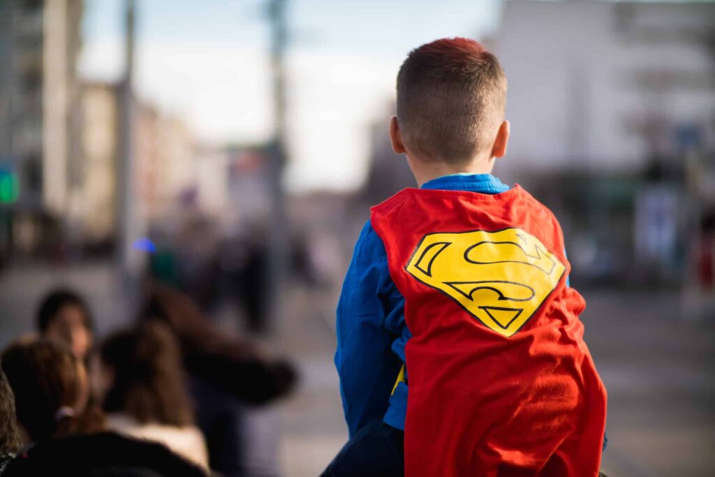 Boy In Cape