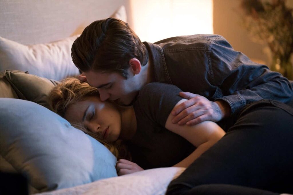 Hero Fiennes Tiffin and Josephine Langford in After Ever Happy
