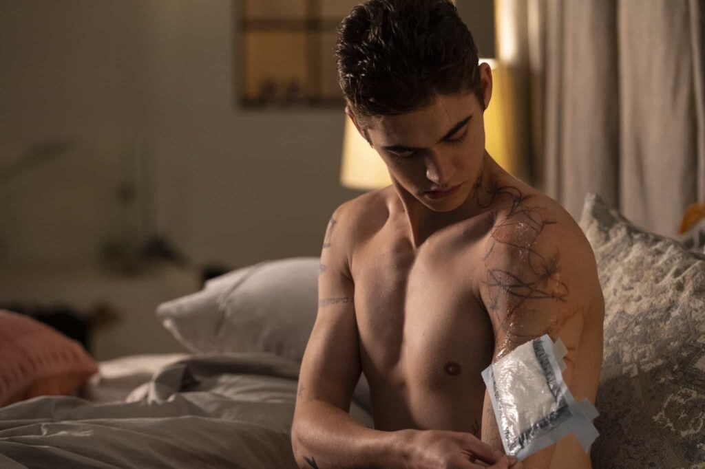 Hero Fiennes Tiffin as Hardin Scott in After We Fell
