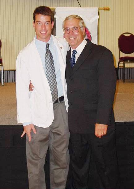 Brian Shaffer with his father Randy Shaffer