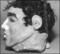 One of the dummy heads used by the Alcatraz prison escape perpetrators to fool prison guards